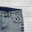 Quần Short Jean Nam Form Đứng Trẻ Trung, Cá Tính - JD116