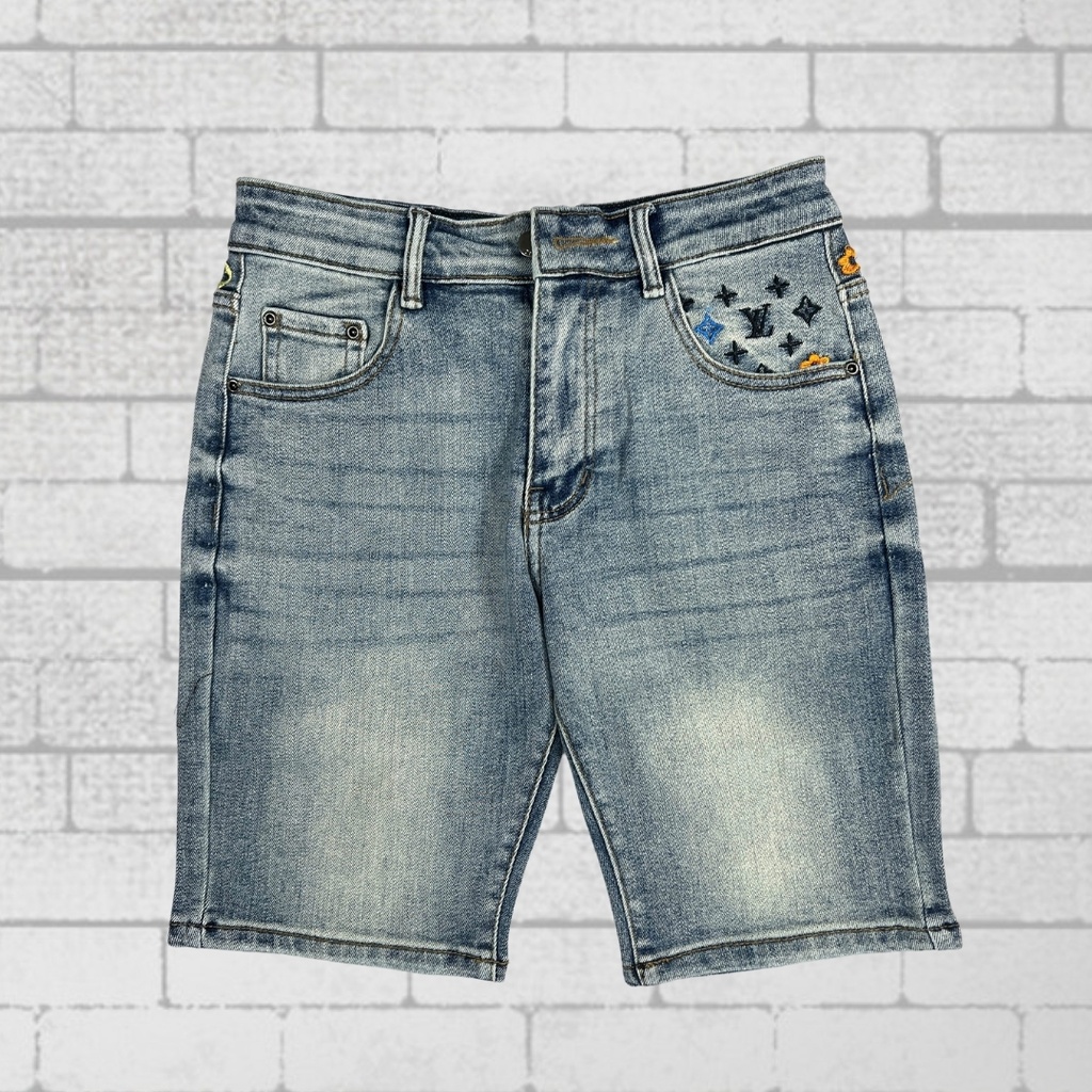 Quần Short Jean Nam Form Đứng Trẻ Trung, Cá Tính - JD116