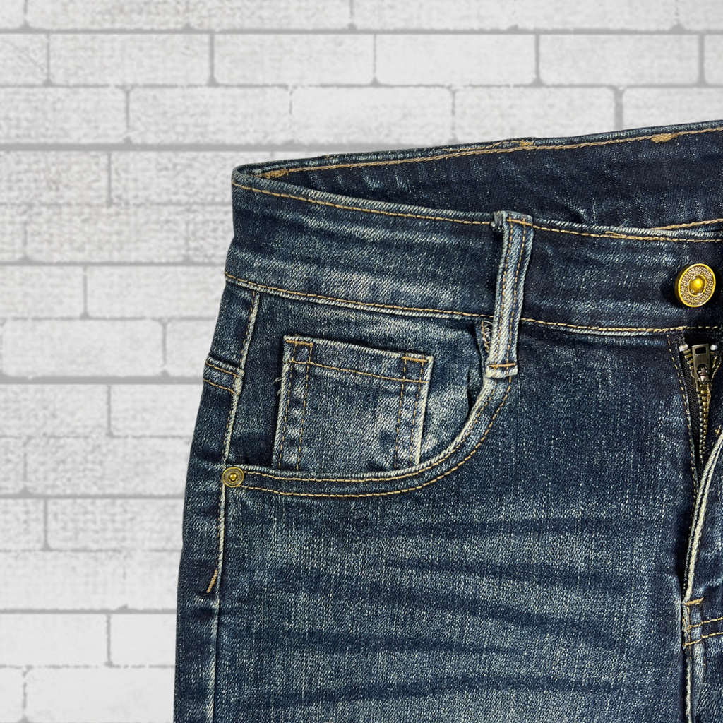 Quần Short Jean Nam Form Đứng Trẻ Trung, Cá Tính - D297