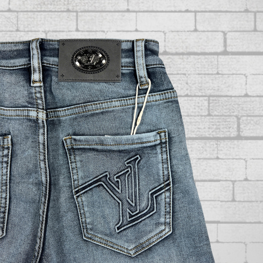 Quần Short Jean Nam Form Đứng Trẻ Trung, Cá Tính - LT027