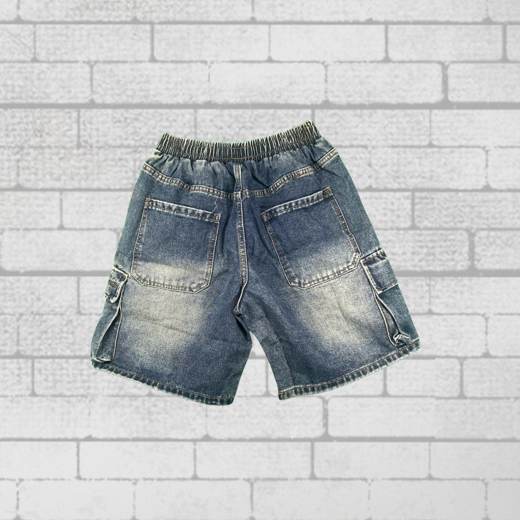 Quần Short Jean Nam Form Đứng Trẻ Trung, Cá Tính - F384
