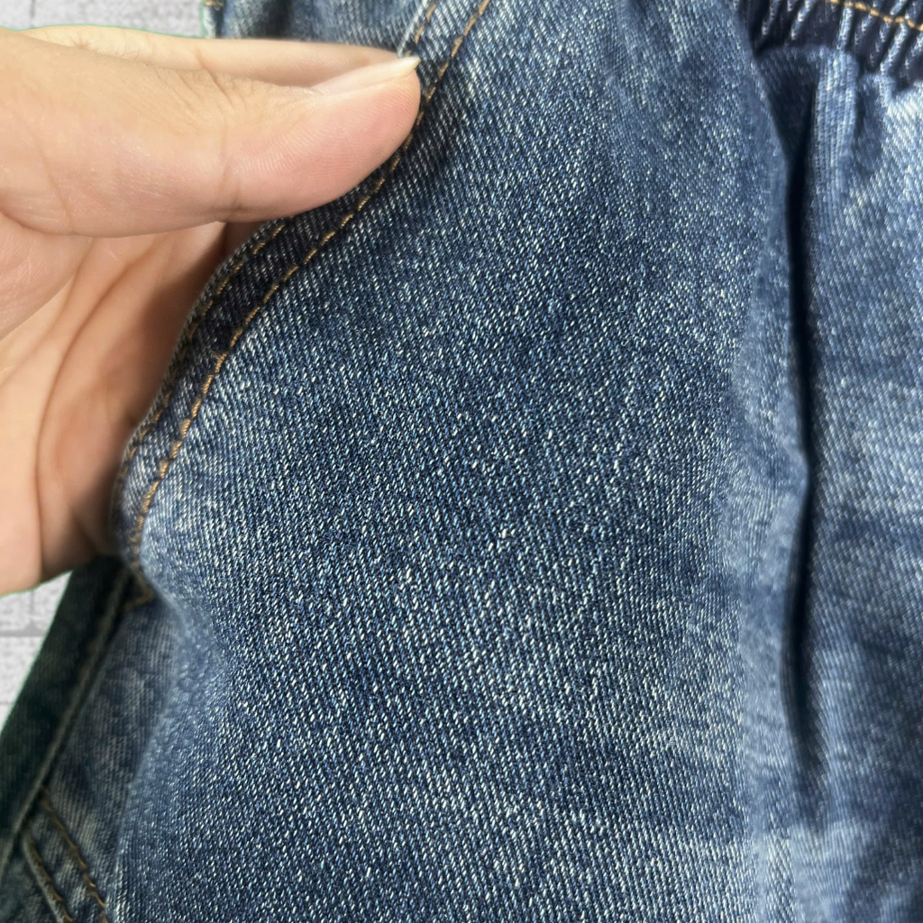 Quần Short Jean Nam Form Đứng Trẻ Trung, Cá Tính - F384