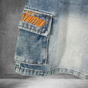 Quần Short Jean Nam Form Đứng Trẻ Trung, Cá Tính - F385