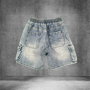 Quần Short Jean Nam Form Đứng Trẻ Trung, Cá Tính - F391