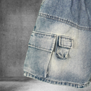 Quần Short Jean Nam Form Đứng Trẻ Trung, Cá Tính - F391