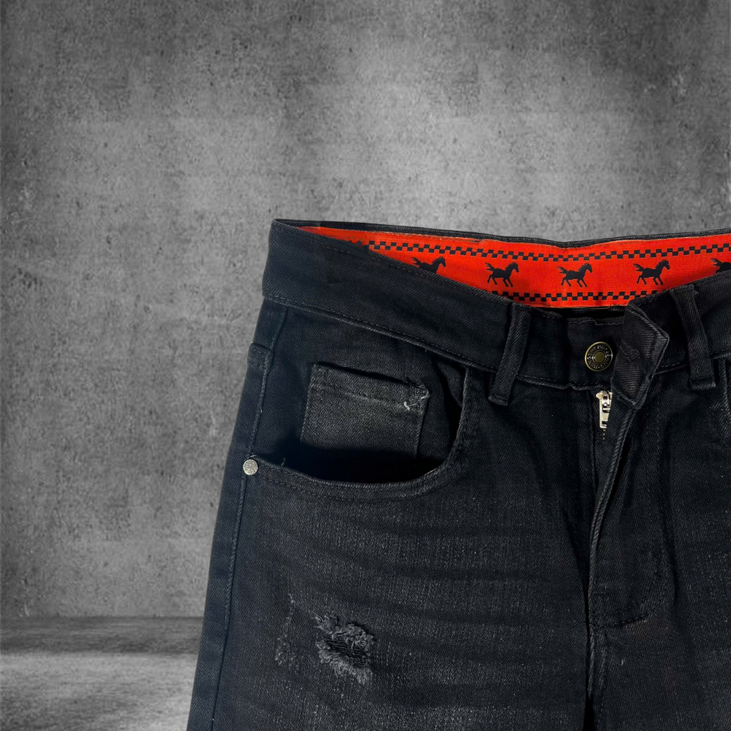 Quần Short Jean Nam Form Đứng Trẻ Trung, Cá Tính - F321