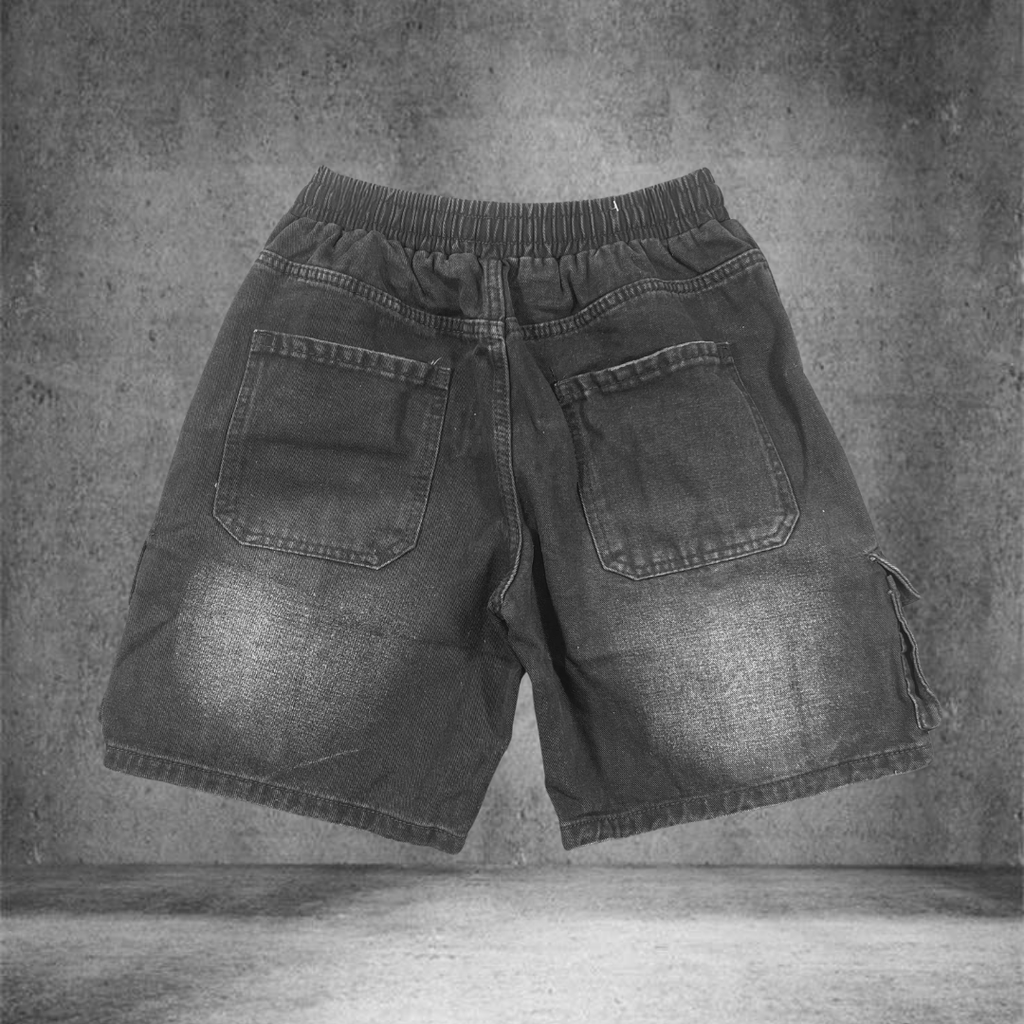 Quần Short Jean Nam Form Đứng Trẻ Trung, Cá Tính - F393
