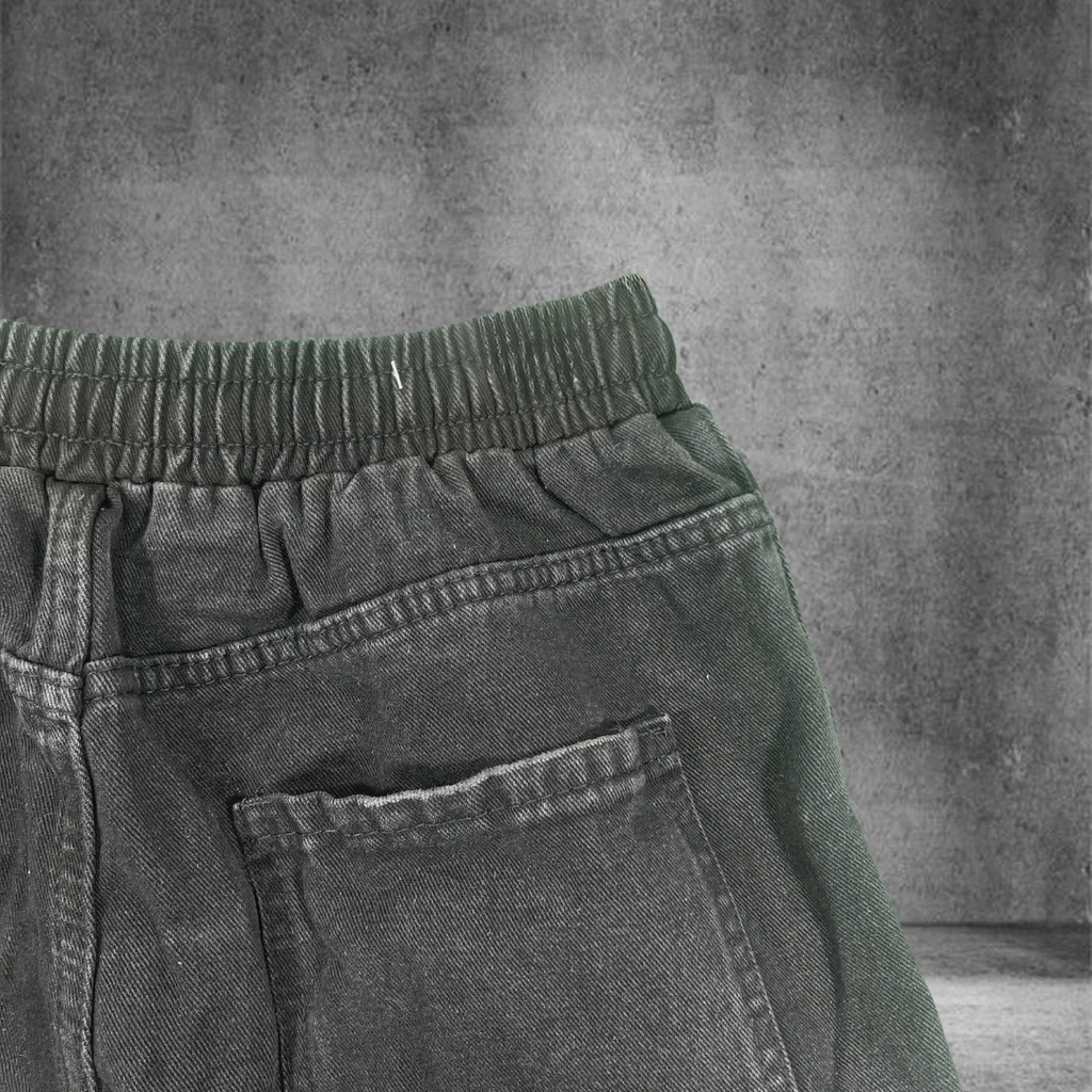 Quần Short Jean Nam Form Đứng Trẻ Trung, Cá Tính - F393
