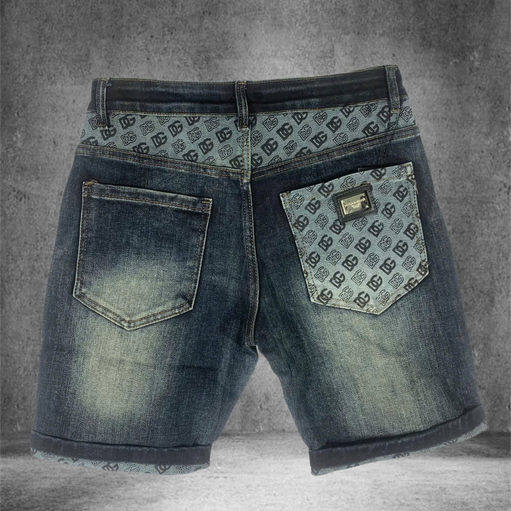 Quần Short Jean Nam Form Đứng Trẻ Trung, Cá Tính - JD211