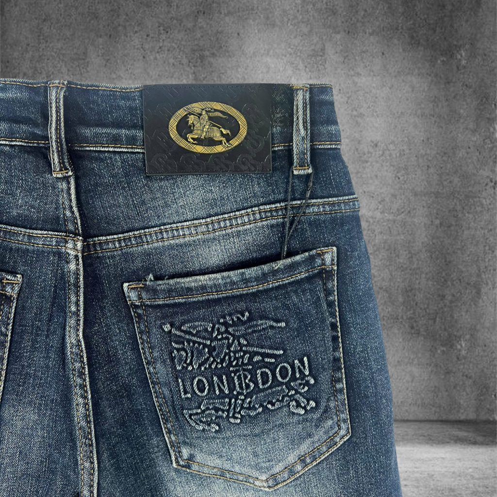 Quần Short Jean Nam Form Đứng Trẻ Trung, Cá Tính - D296