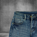 Quần Short Jean Nam Form Đứng Trẻ Trung, Cá Tính - D450