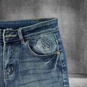 Quần Short Jean Nam Form Đứng Trẻ Trung, Cá Tính - D450