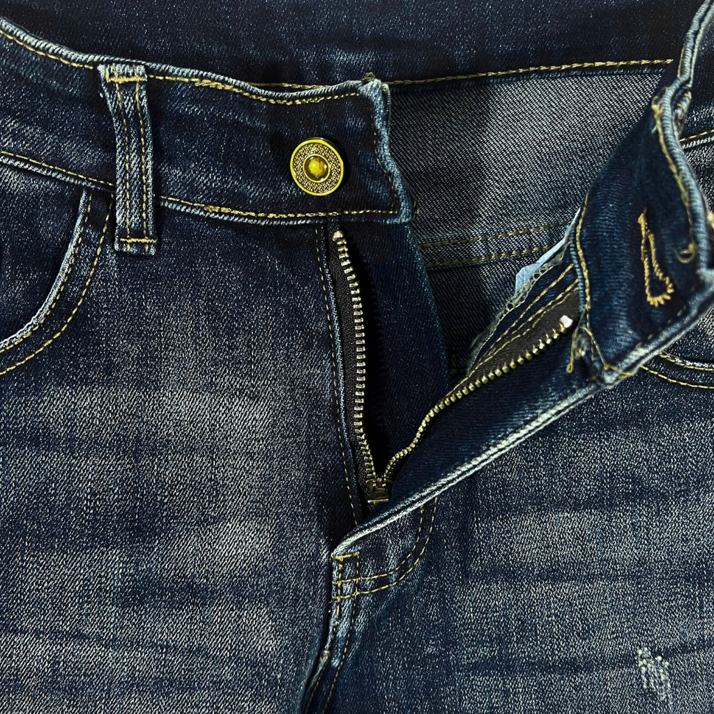 Quần Short Jean Nam Form Đứng Trẻ Trung, Cá Tính - D485
