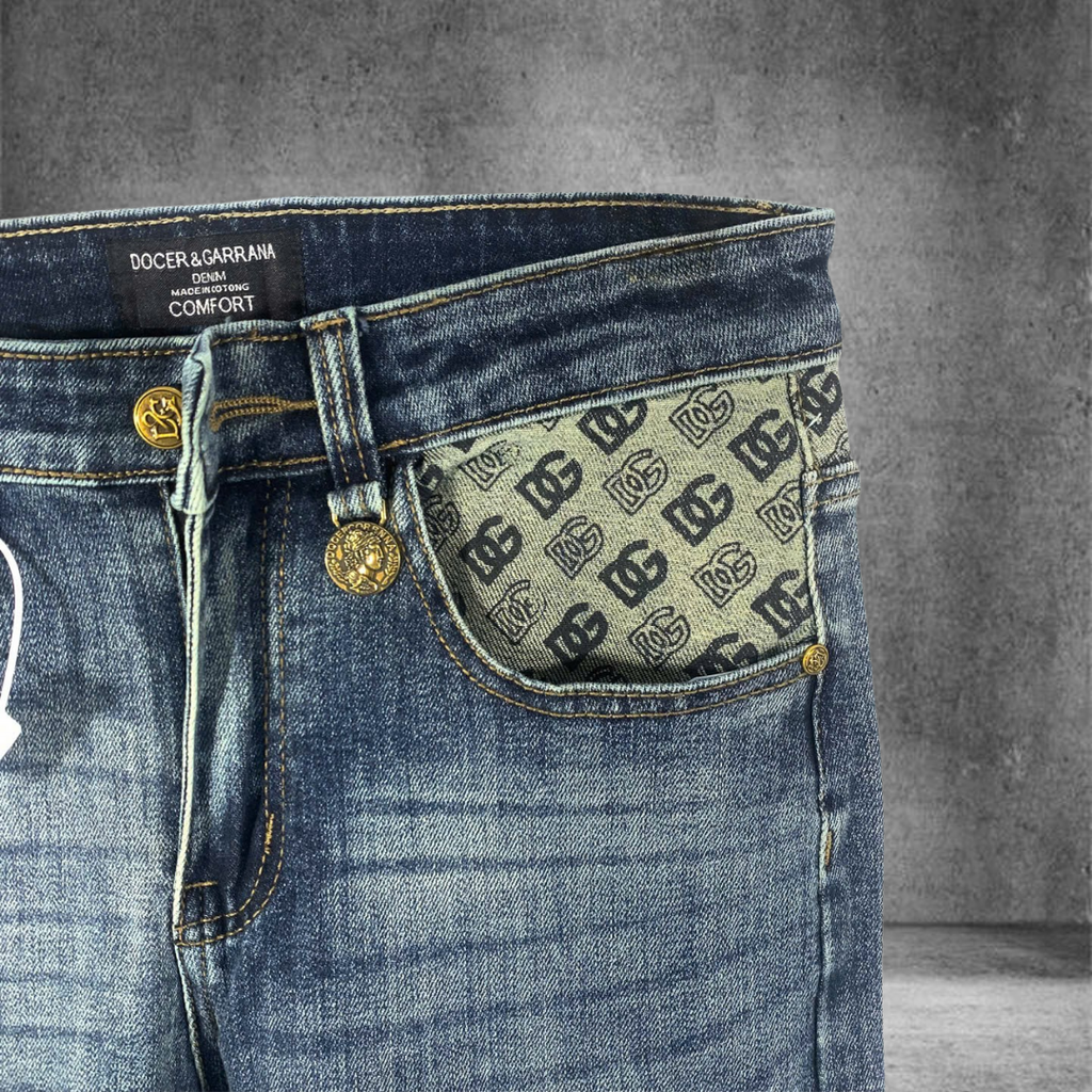 Quần Jean Nam Ống Đứng Trẻ Trung Slim Fit 2025 - 1166