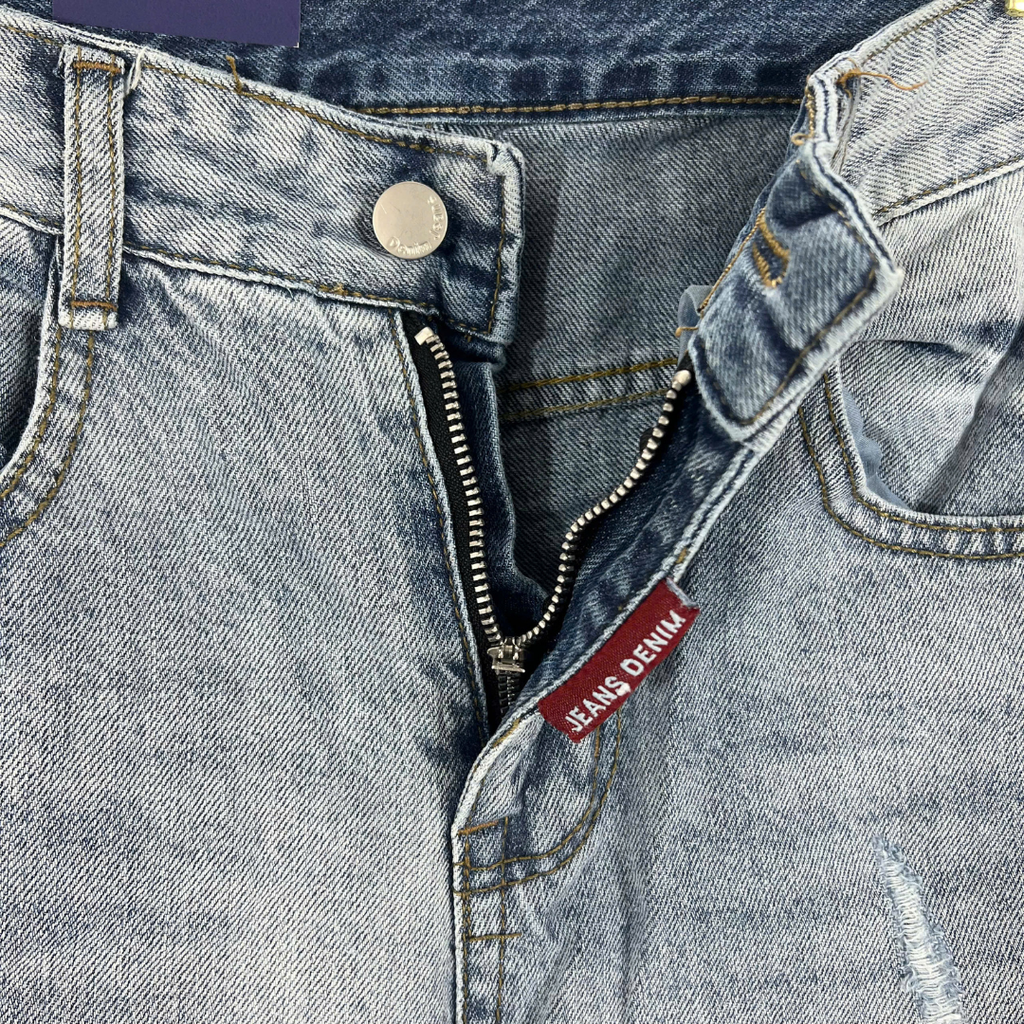 Quần Jean Nam Ống Đứng Trẻ Trung Slim Fit 2025 - 2216