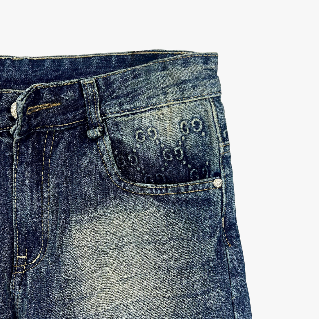 Quần Short Jean Nam Form Đứng Trẻ Trung, Cá Tính - HU2194