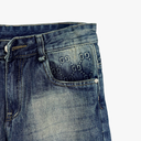 Quần Short Jean Nam Form Đứng Trẻ Trung, Cá Tính - HU2194