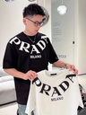 Áo T Shirt phối họa tiết in Prada -ZB20