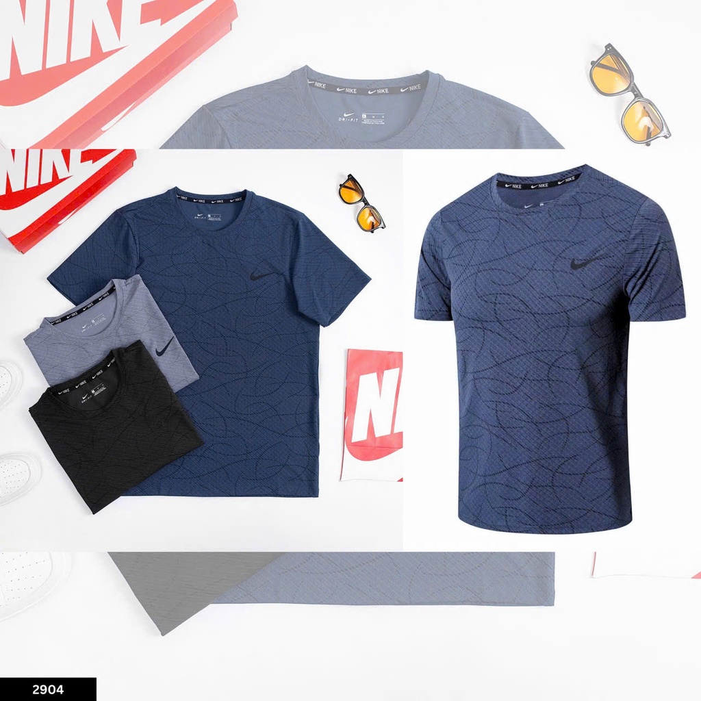 Áo Thun Thể Thao Nam Dri-Fit Dáng Suông Thoáng Khí - 2904