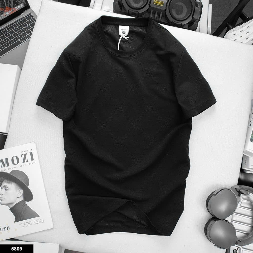 Áo T Shirt in nổi chữ GC - 5809