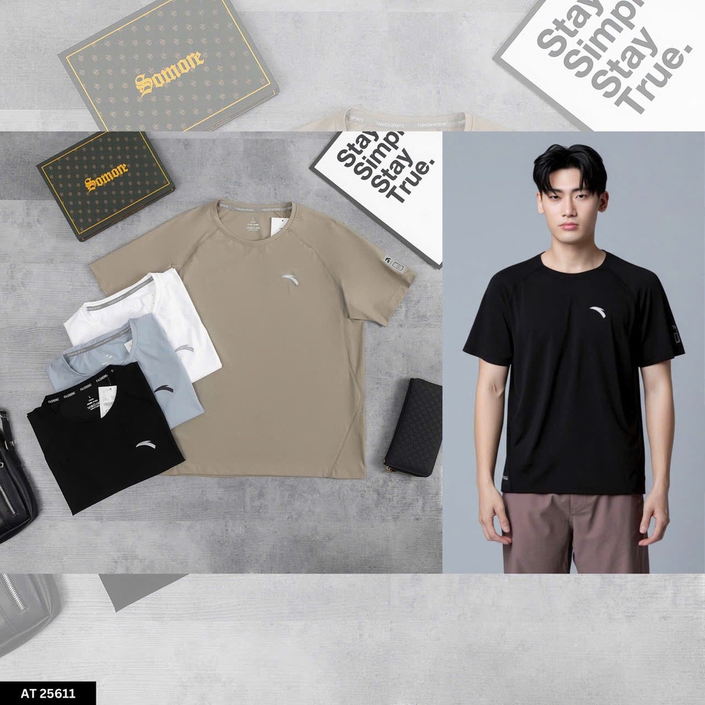 Áo Thun Thể Thao Nam Dri-Fit Dáng Suông Thoáng Khí - AT25611