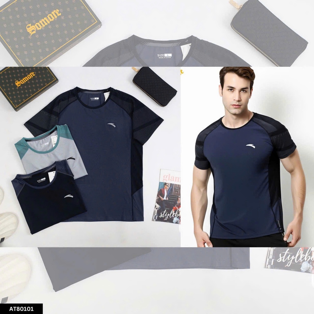 Áo Thun Thể Thao Nam Dri-Fit Dáng Suông Thoáng Khí - AT80101