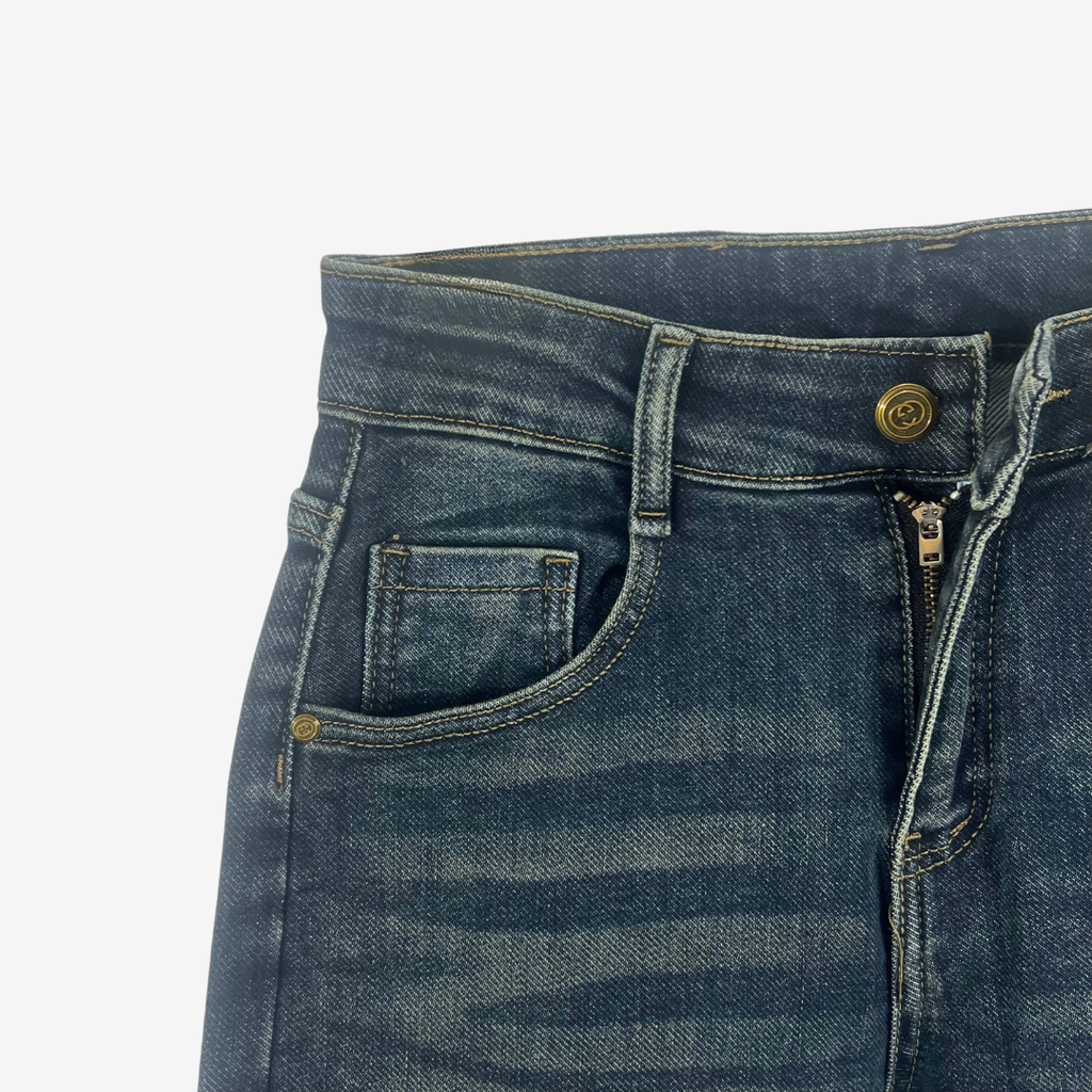 Quần Jean Nam Ống Đứng Trẻ Trung Slim Fit 2025 - 0375