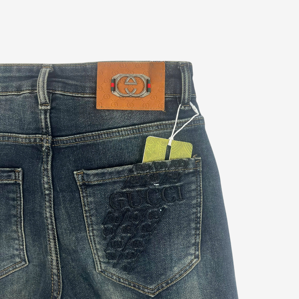Quần Jean Nam Ống Đứng Trẻ Trung Slim Fit 2025 - 0375