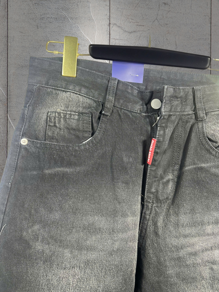 Quần Jean Nam 2217 Ống Đứng Wash Xám Đậm – Form Slim Fit Thời Trang