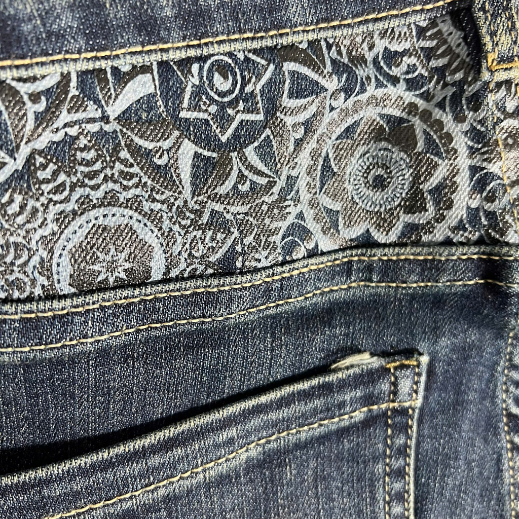 Quần Short Jean Nam Lưng Thêu Cách Điệu -TC050 | Form Chuẩn, Jean Co Giãn 