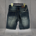 Quần Short Jean Nam Tối Màu Regular Fit Cá Tính - D500 