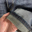 Quần Short Jean Nam Tối Màu Regular Fit Cá Tính - D500 