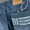 Quần Jeans Nam Đen Cá Tính Form Slim Fit - Hu2181