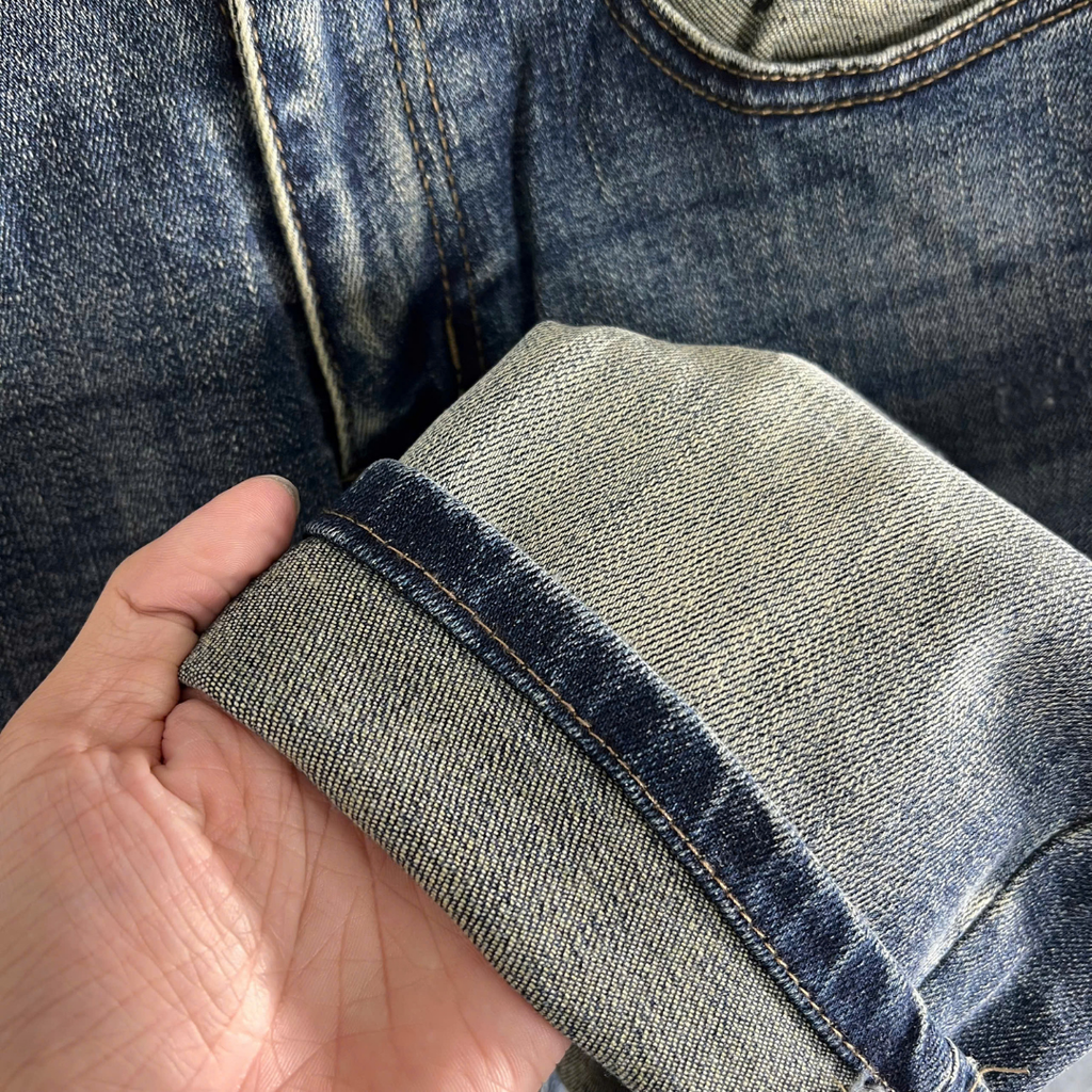 Quần Short Jean Nam Form Đứng Trẻ Trung, Cá Tính - D413