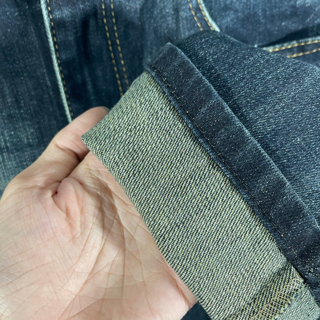 Quần Jean Nam Dáng Slim Wash Xanh Cổ Điển - JB590