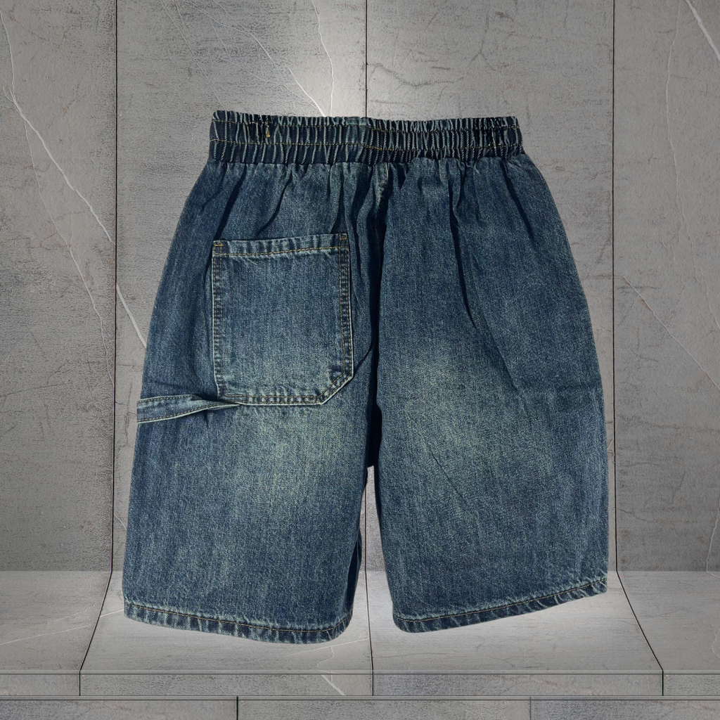 Quần Short Jean Nam Form Đứng Trẻ Trung, Cá Tính -512