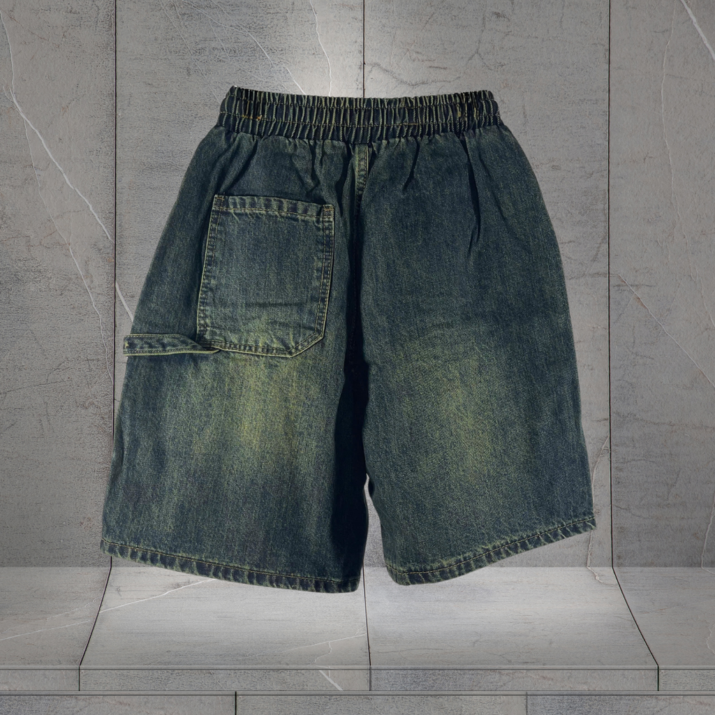 Quần Short Jean Nam Form Đứng Trẻ Trung, Cá Tính -515