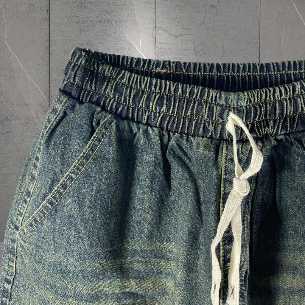 Quần Short Jean Nam Form Đứng Trẻ Trung, Cá Tính -515