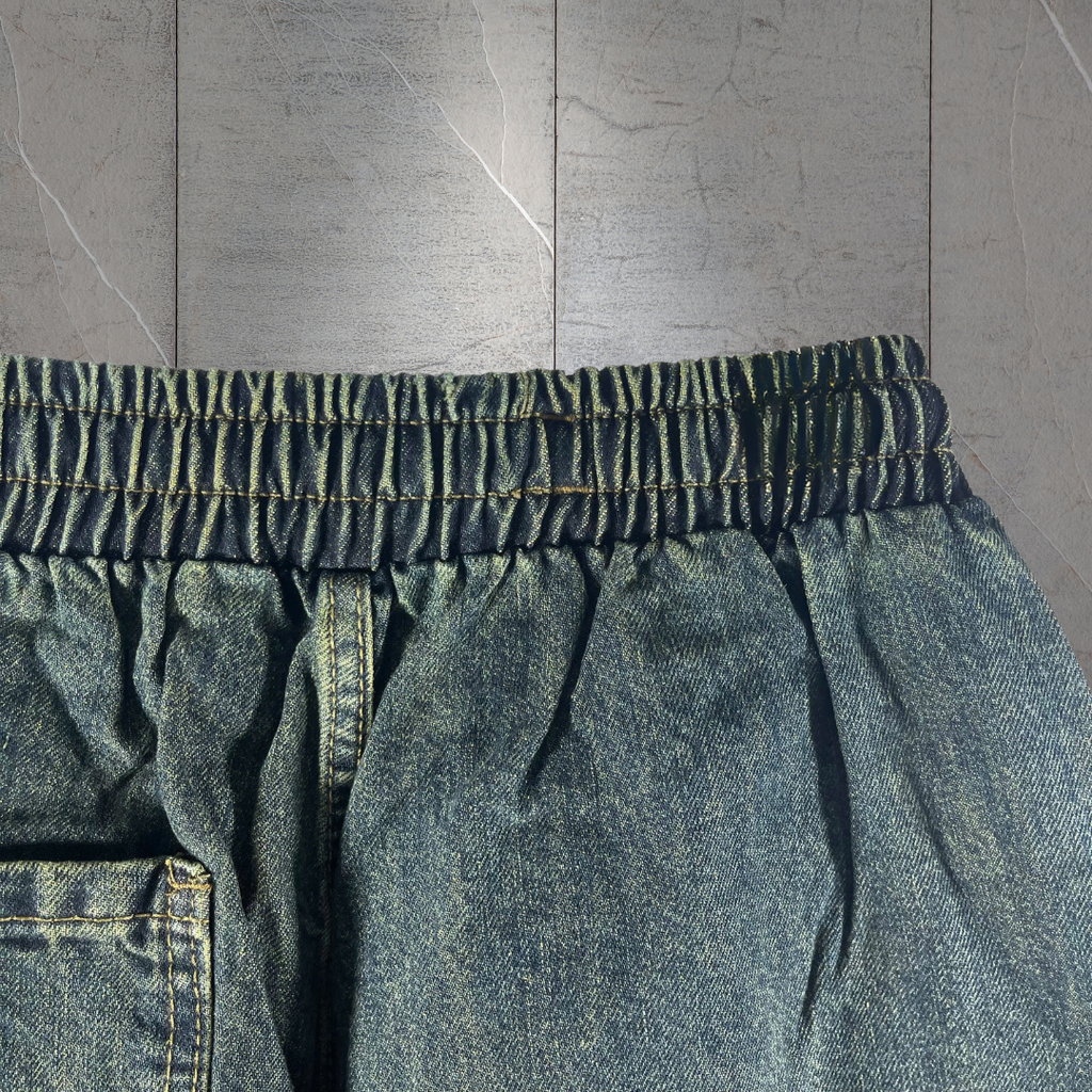 Quần Short Jean Nam Form Đứng Trẻ Trung, Cá Tính -515