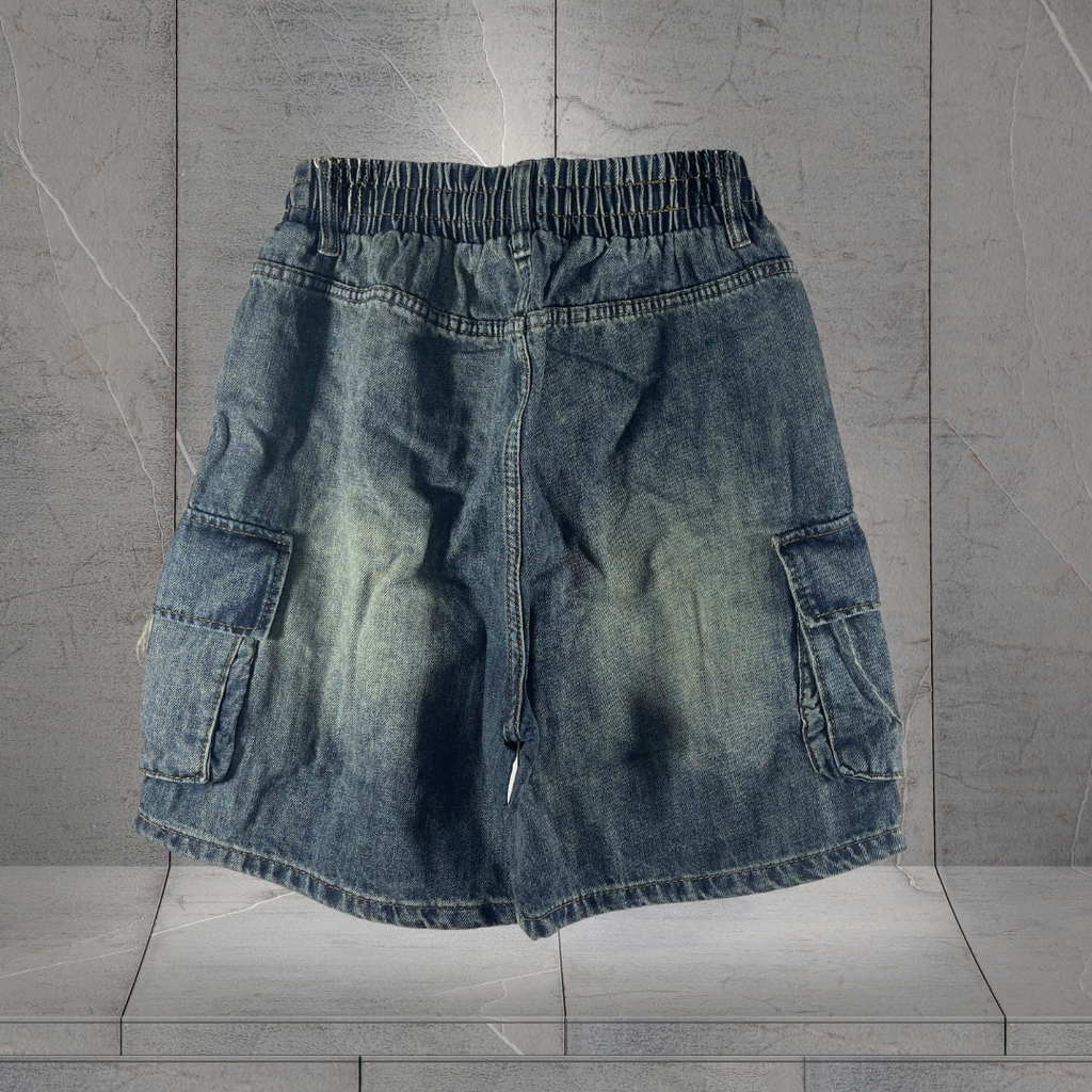 Quần Short Jean Nam Form Đứng Trẻ Trung, Cá Tính - 2475