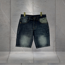 Quần Short Jean Nam Wash Bạc Cổ Điển - D503