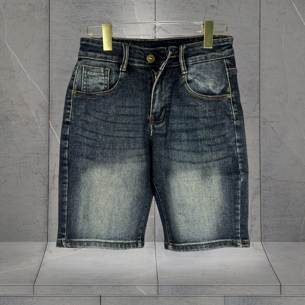 Quần Short Jean Nam Wash Sáng Lịch Lãm - D446 