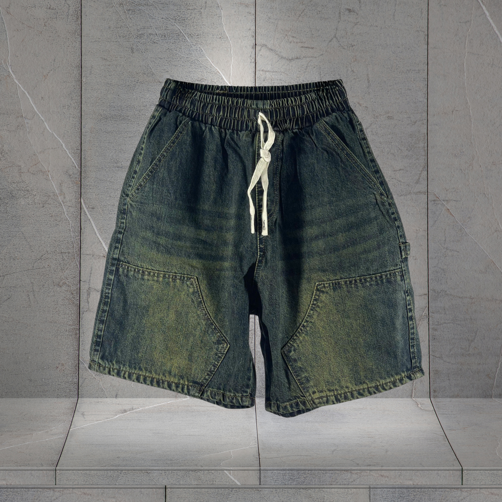 Quần Short Jean Nam Form Đứng Trẻ Trung, Cá Tính -515