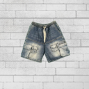 Quần Short Jean Nam Form Đứng Trẻ Trung, Cá Tính - F384