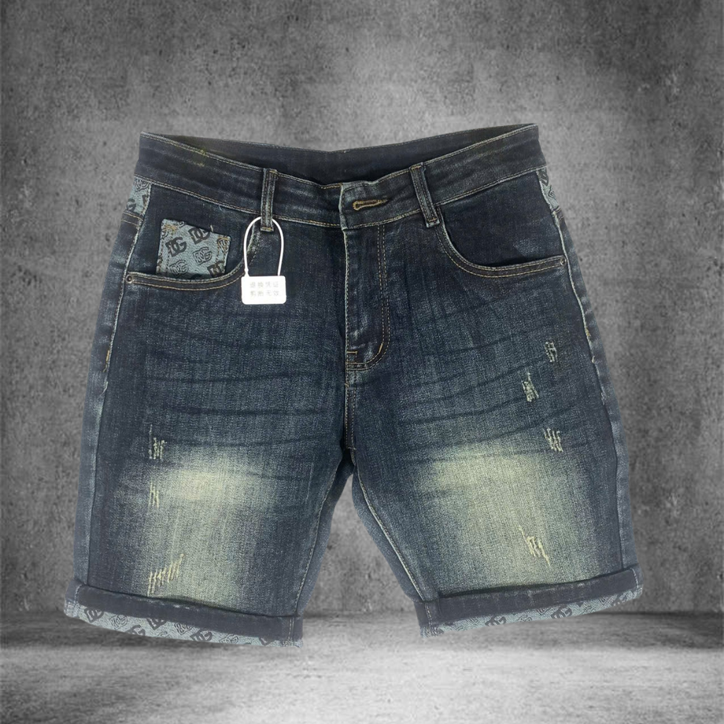 Quần Short Jean Nam Form Đứng Trẻ Trung, Cá Tính - JD211