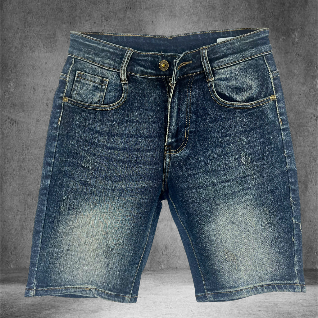 Quần Short Jean Nam Form Đứng Trẻ Trung, Cá Tính - D296