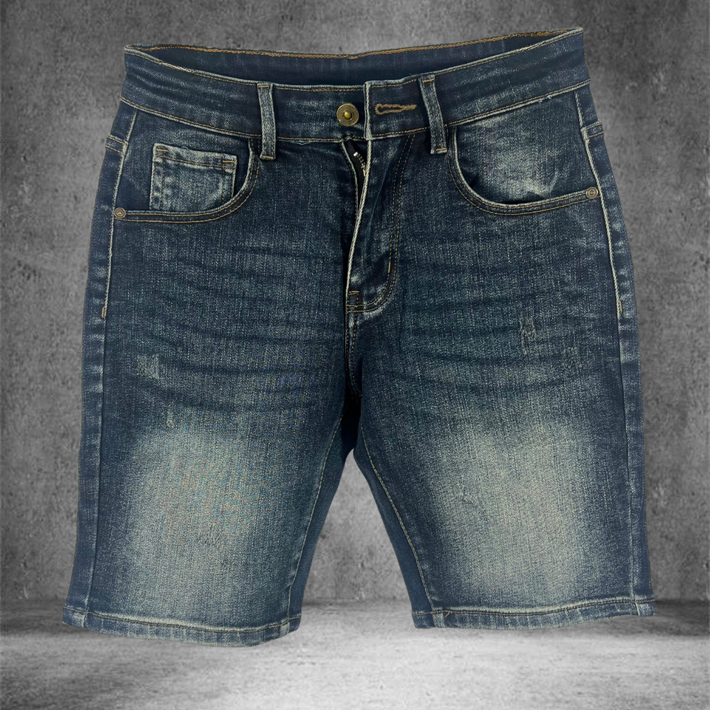 Quần Short Jean Nam Form Đứng Trẻ Trung, Cá Tính - D354