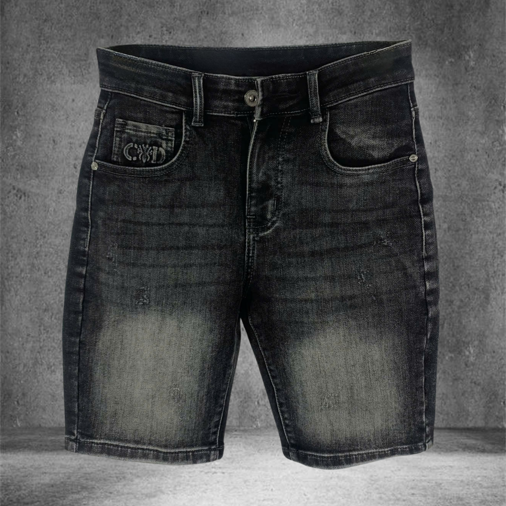 Quần Short Jean Nam Form Đứng Trẻ Trung, Cá Tính - 7061