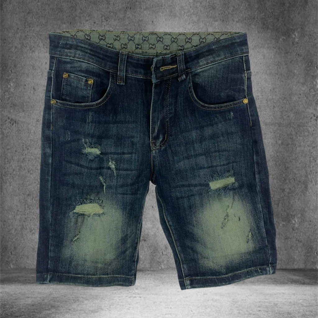 Quần Short Jean Nam Form Đứng Trẻ Trung, Cá Tính - 7071