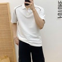 Áo polo Qccc 2 màu trắng đen - Thương hiệu uy tín-QCCC001